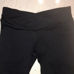 Fabletics cropped black leggings